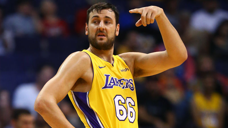 NBA center Andrew Bogut