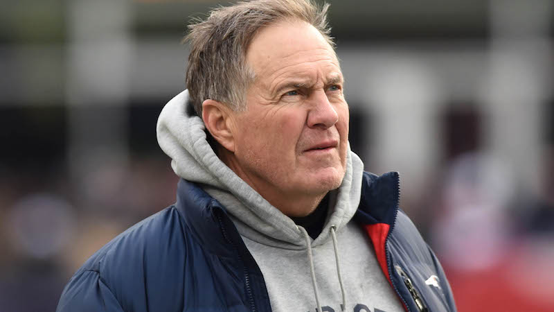 Patriots head coach Bill Belichick