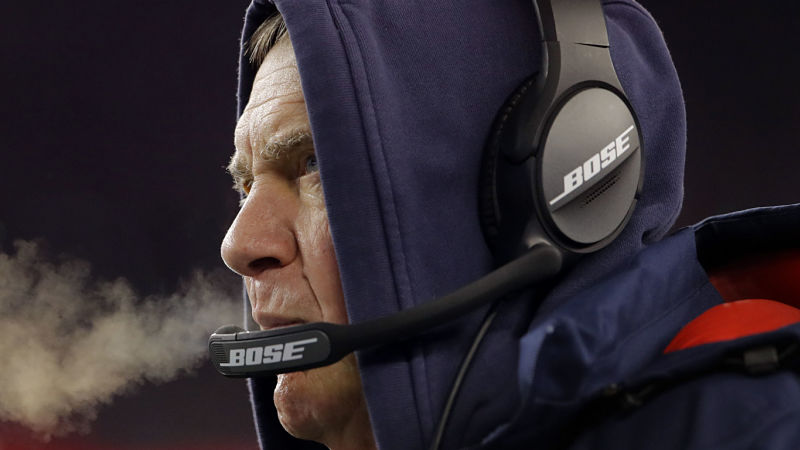 New England Patriots head coach Bill Belichick