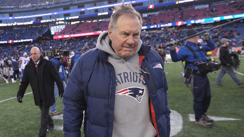 Patriots head coach Bill Belichick