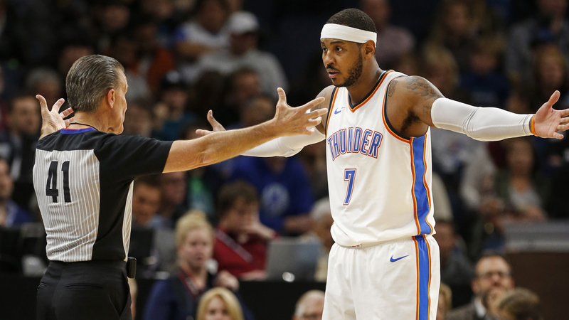 Thunder F Carmelo Anthony