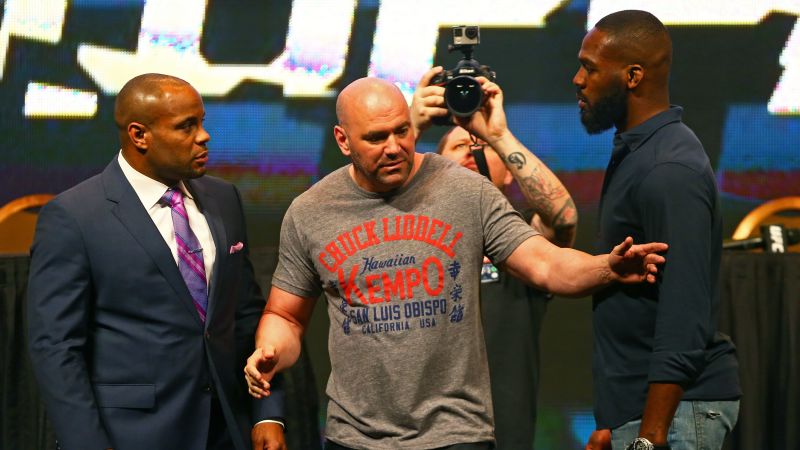 UFC fighters Daniel Cormier and Jon Jones