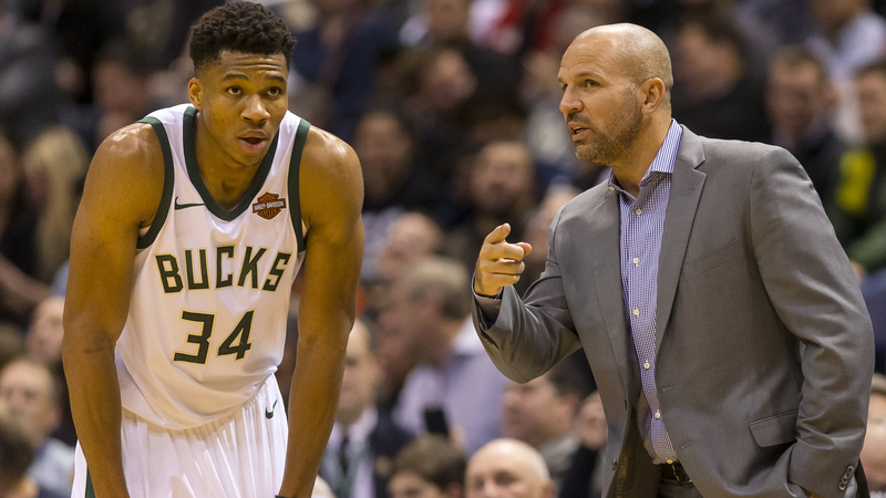 Giannis Antetokounmpo and Jason Kid