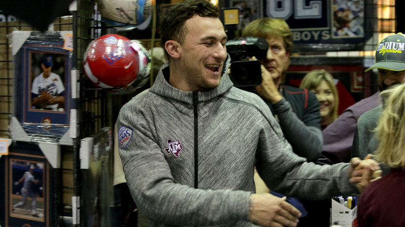 Former NFL player Johnny Manziel