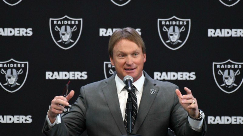 Oakland Raiders head coach Jon Gruden