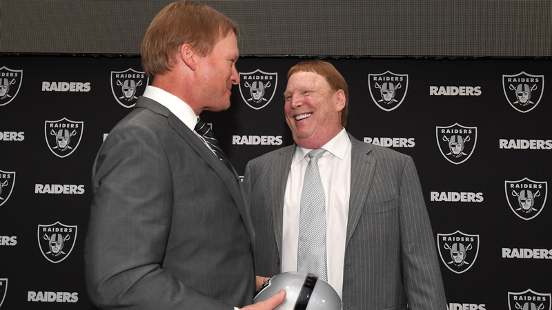 Jon Gruden and Mark Davis