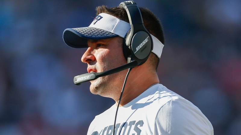Patriots offensive coordinator Josh McDaniels