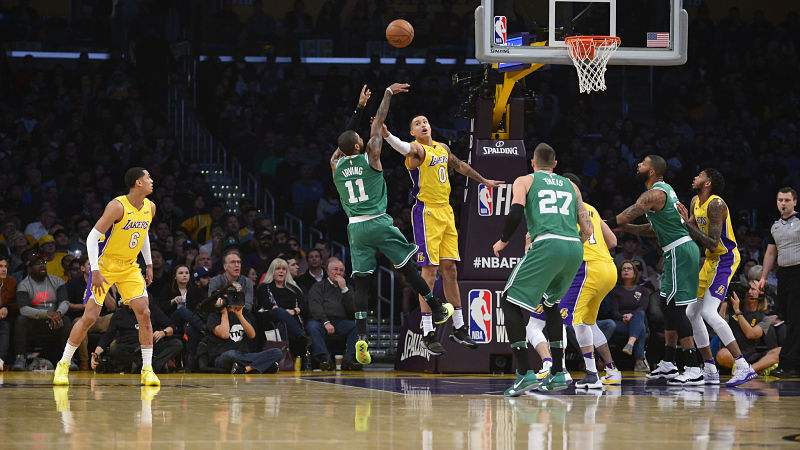 Boston Celtics guard Kyrie Irving