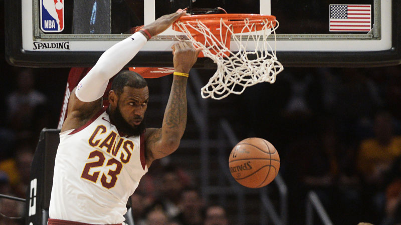 Cleveland Cavaliers forward LeBron James