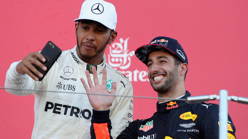 Lewis Hamilton, Daniel Ricciardo