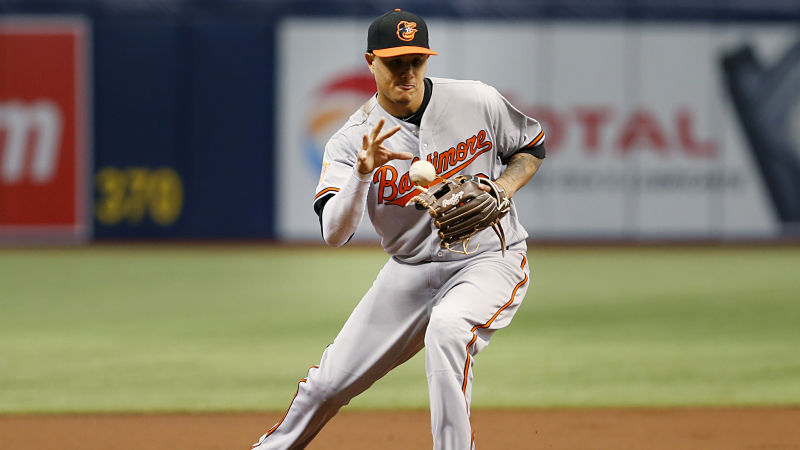 Baltimore Orioles third baseman Manny Macahdo