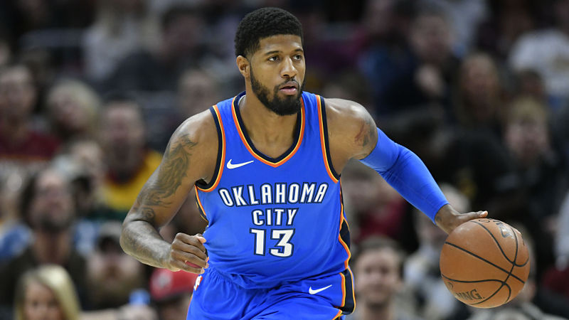 Oklahoma City Thunder forward Paul George