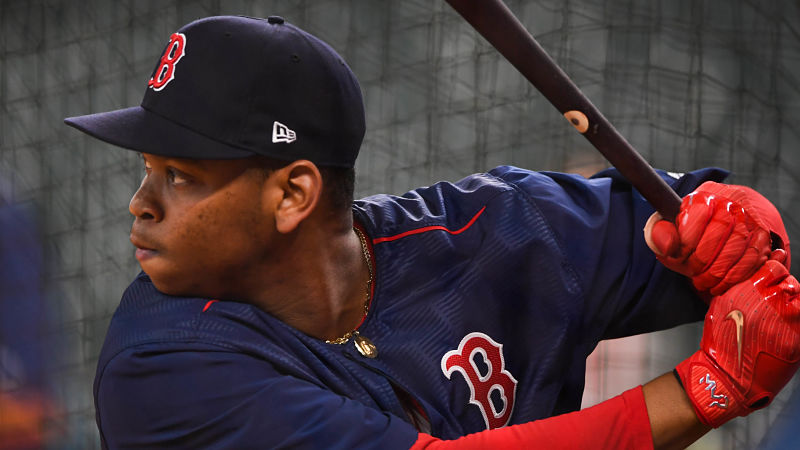 Boston Red Sox third baseman Rafael Devers