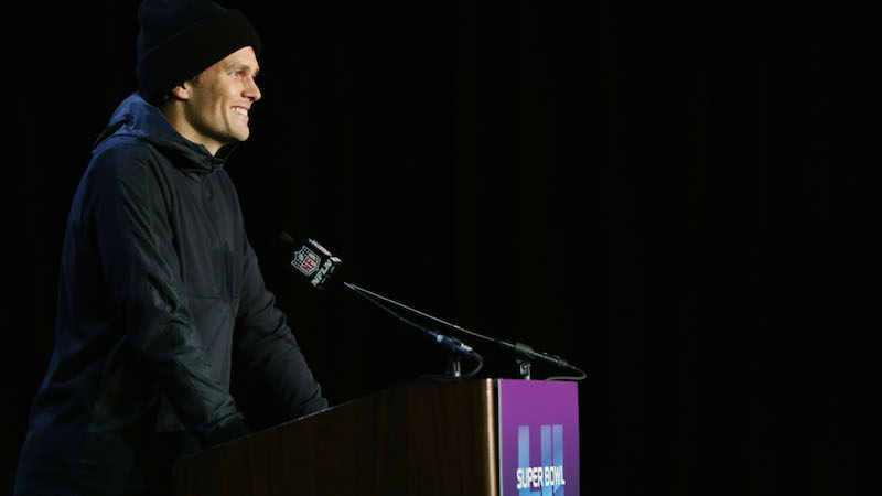 Patriots quarterback Tom Brady
