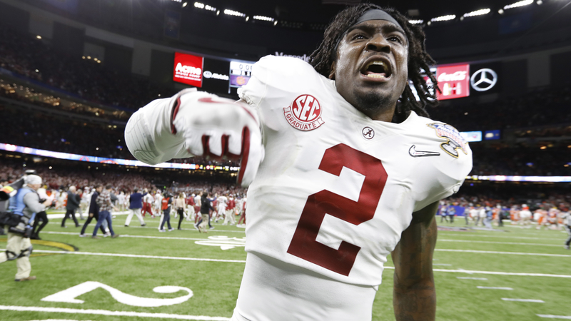 Alabama cornerback Tony Brown