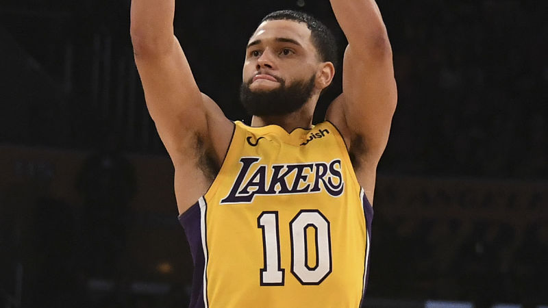 Los Angeles Lakers guard Tyler Ennis