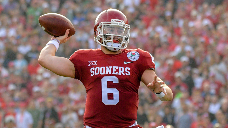 Oklahoma quarterback Baker Mayfield
