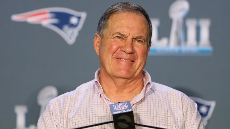 New England Patriots head coach Bill Belichick