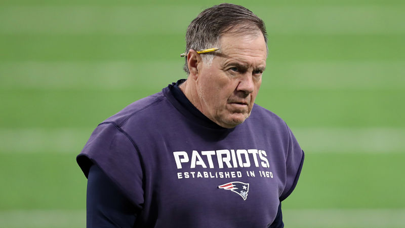 New England Patriots head coach Bill Belichick