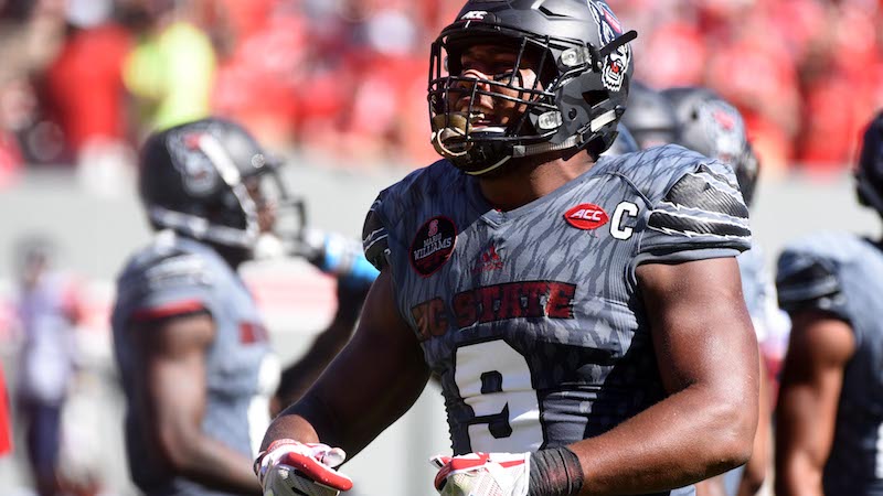 NC State defensive end Bradley Chubb