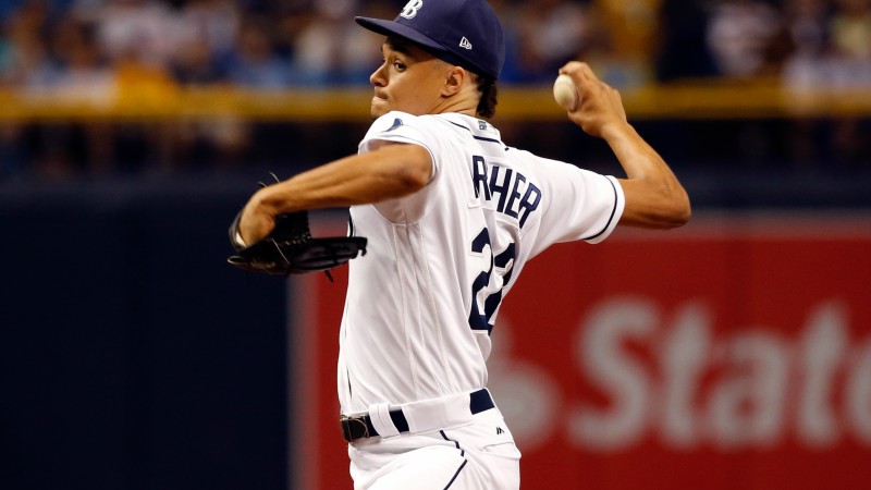 Tampa Bay Rays starting pitcher Chris Archer