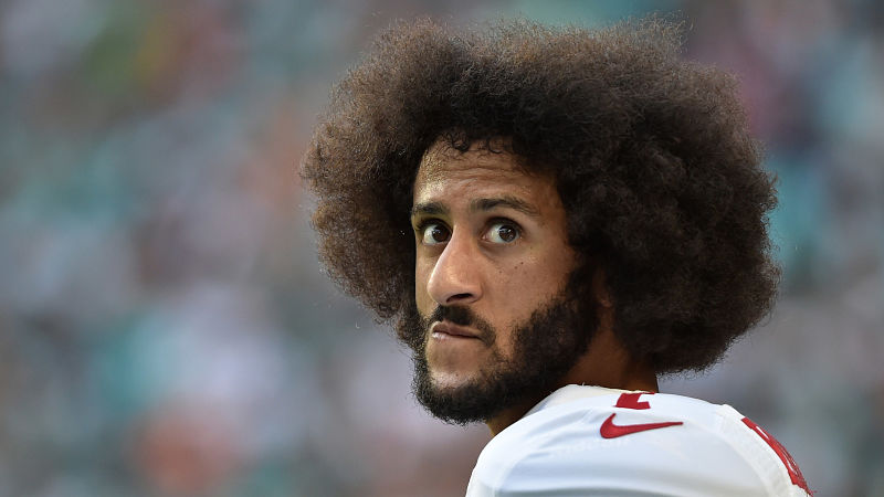 Free agent quarterback Colin Kaepernick
