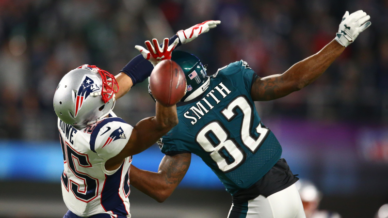 New England Patriots cornerback Eric Rowe