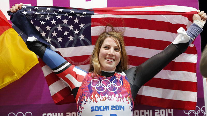 Team USA luger Erin Hamlin