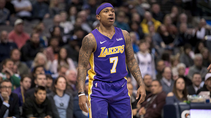 Los Angeles Lakers guard Isaiah Thomas