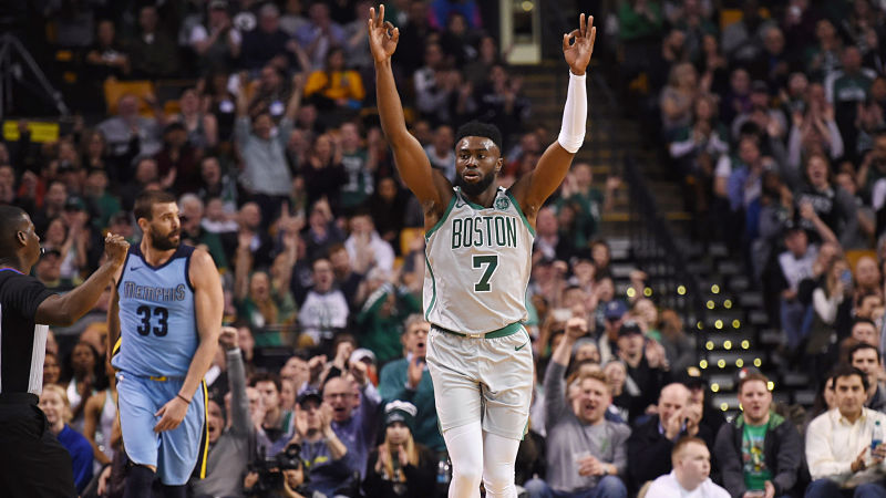 Boston Celtics guard Jaylen Brown