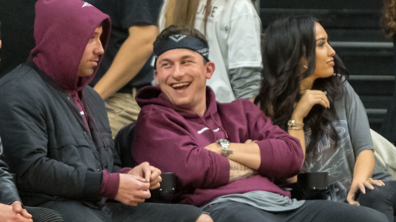 Former Texas A&M quarterback Johnny Manziel