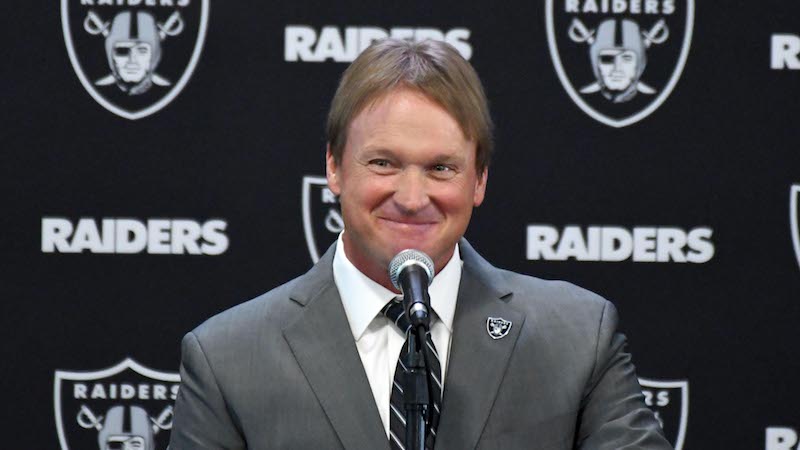 Oakland Raiders head coach Jon Gruden