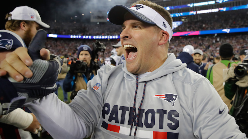 Patriots offensive coordinator Josh McDaniels