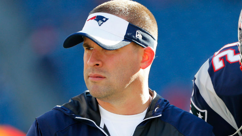 New England Patriots offensive coordinator Josh McDaniels
