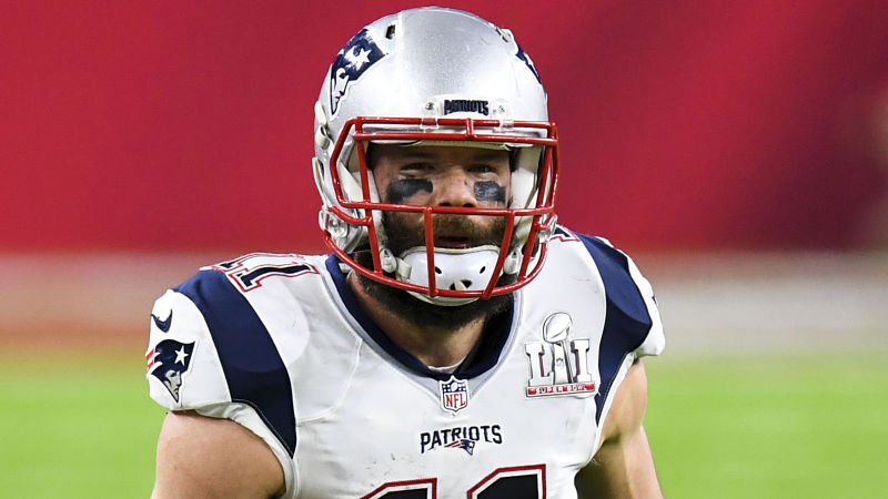 New England Patriots receiver Julian Edelman