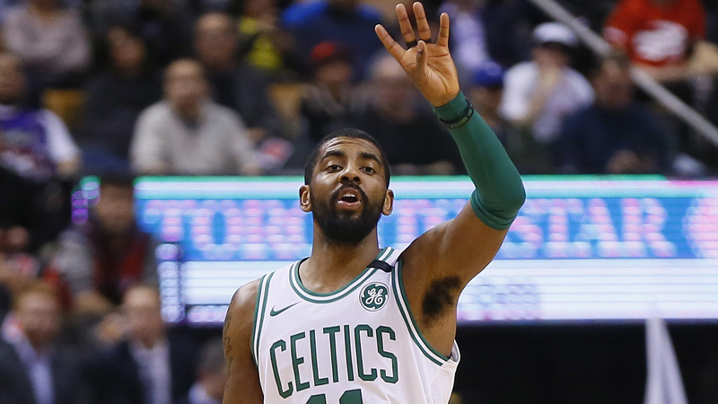Celtics point guard Kyrie Irving