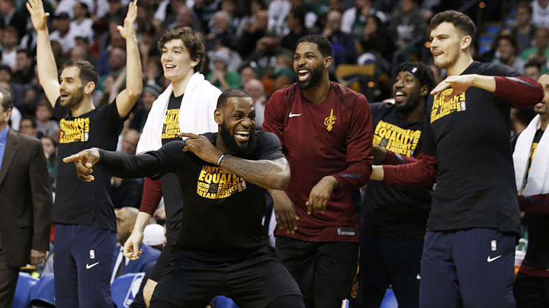 Cleveland Cavaliers forward LeBron James
