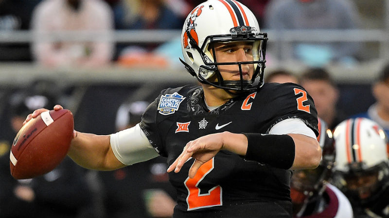 Oklahoma State Cowboys quarterback Mason Rudolph