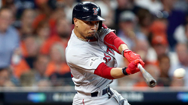 Boston Red Sox outfielder Mookie Betts