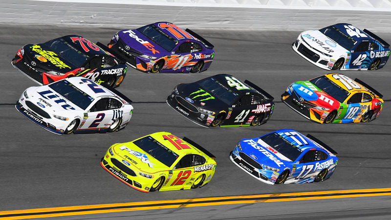 NASCAR drivers at The Clash at Daytona International Speedway
