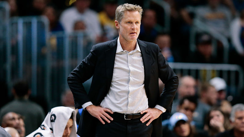 Golden State Warriors head coach Steve Kerr