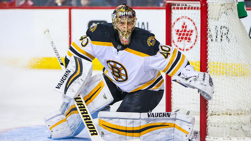 Boston Bruins goalie Tuukka Rask