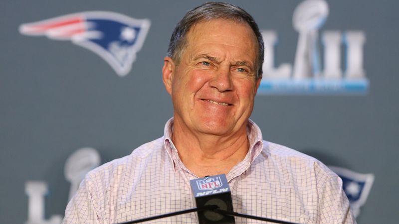 New England Patriots head coach Bill Belichick