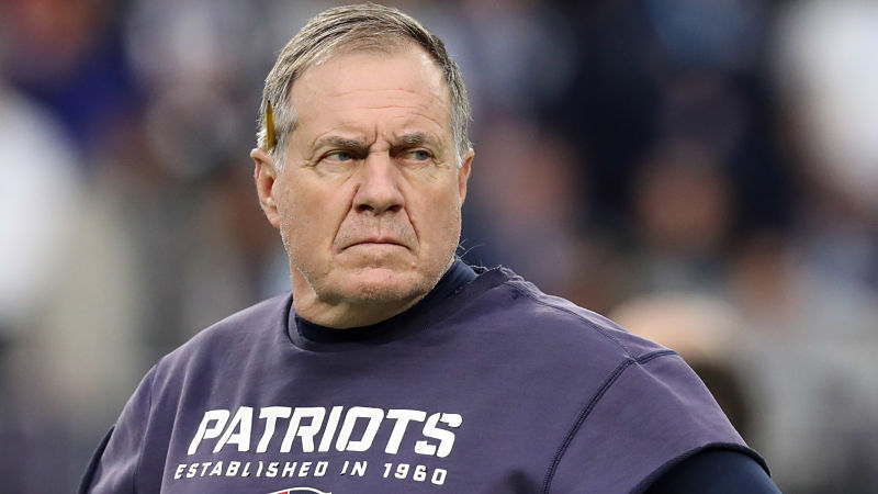 New England Patriots head coach Bill Belichick