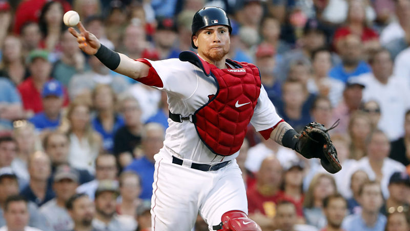 Boston Red Sox catcher Christian Vazquez