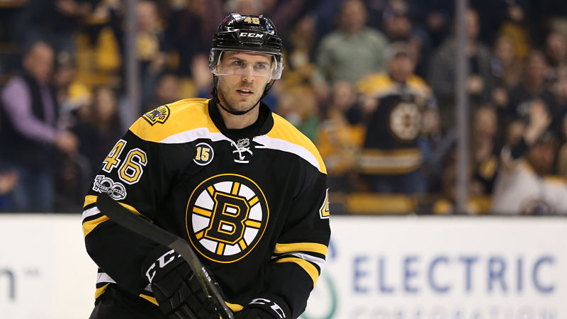 Boston Bruins forward David Krejci