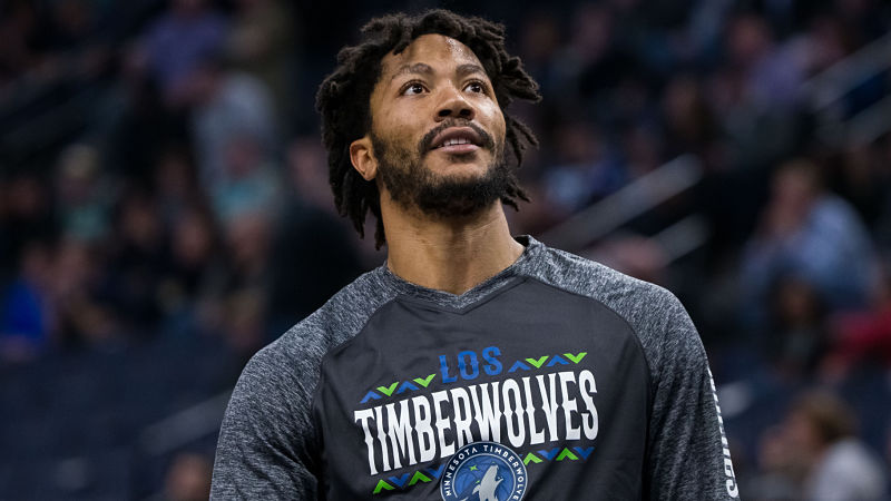 Minnesota Timberwolves guard Derrick Rose