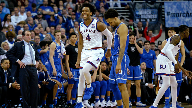 Kansas guard Devonte' Graham