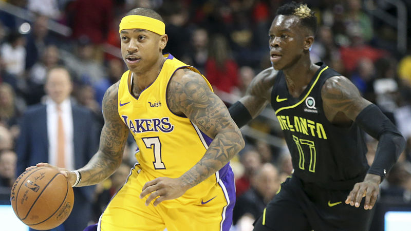 Los Angeles Lakers guard Isaiah Thomas