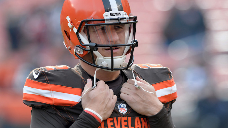 Free-agent quarterback Johnny Manziel